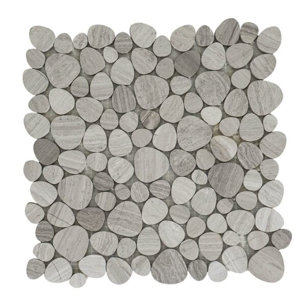 Irregular Shape 12"*12" Marble Mosaic Tile - Image 3