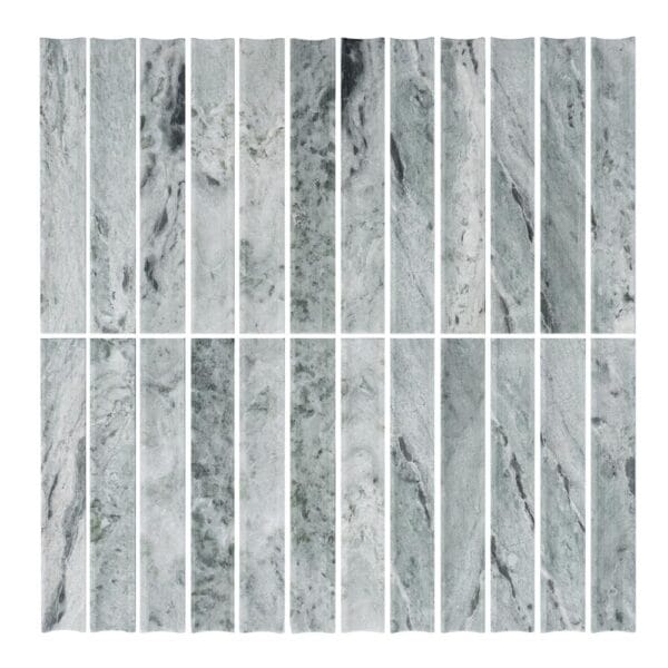 3D Shangri La Concave Fluted Mosaic Tile