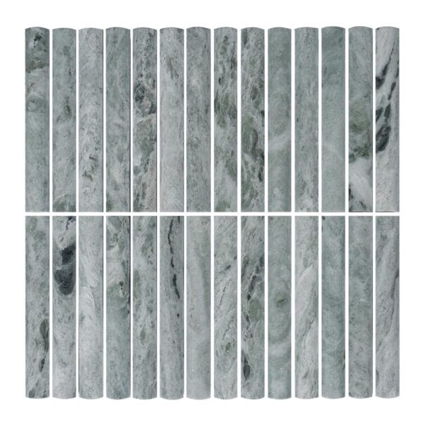 3D Shangri La Arc Fluted Mosaic Tile