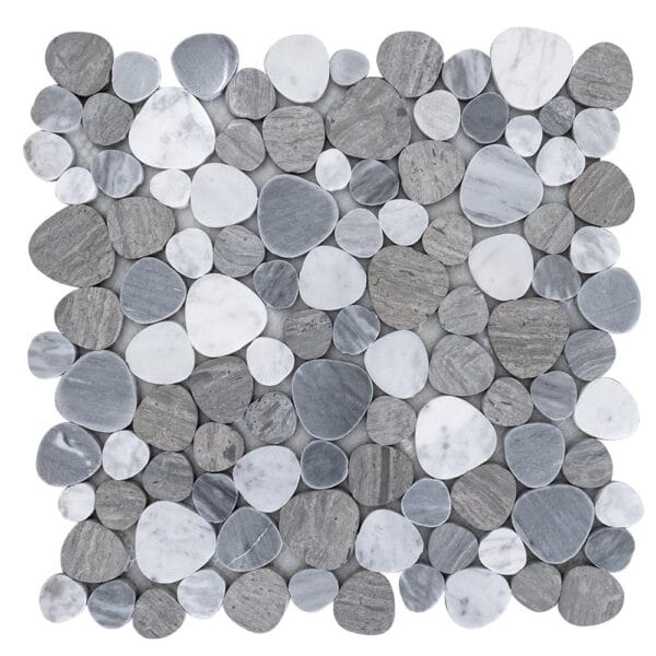 Irregular Shape 12"*12" Marble Mosaic Tile - Image 2