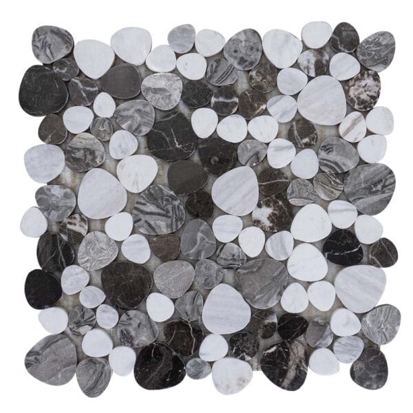 Irregular Shape 12"*12" Marble Mosaic Tile - Image 5