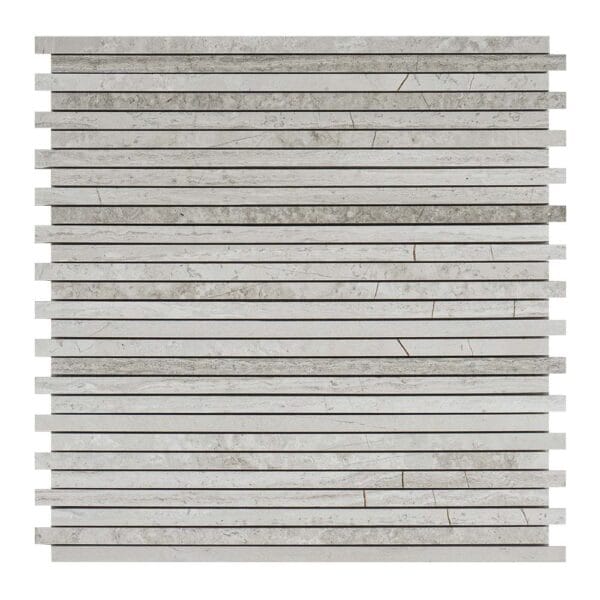 Wooden Grain Long Strip Marble Mosaic Tile