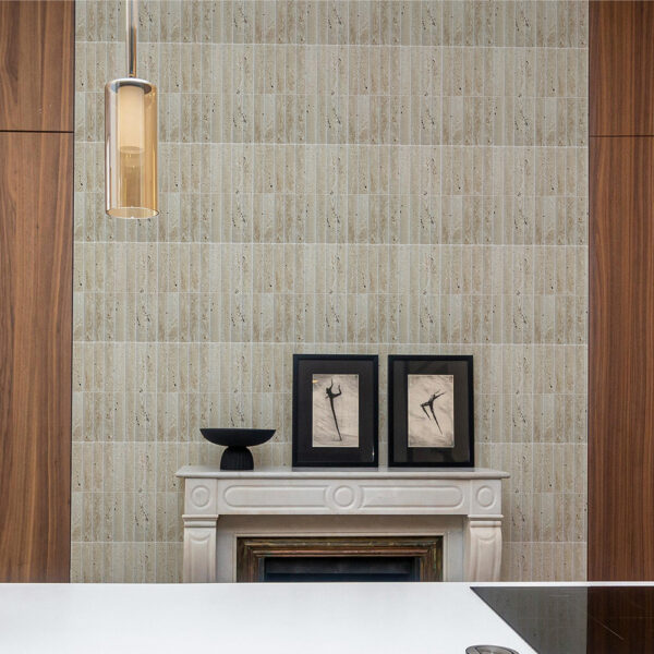 3D Travertine Concave Fluted Mosaic Tile - Image 2