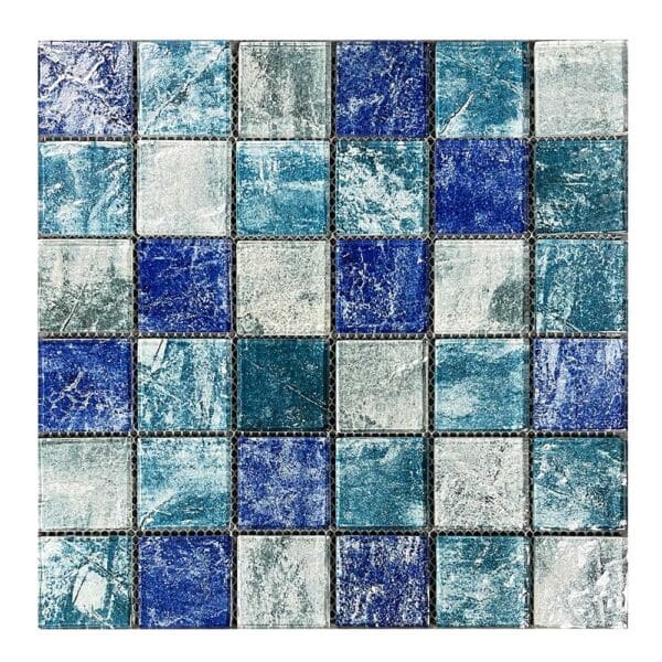 Crystal Glass Multi-Color Mosaic Tile